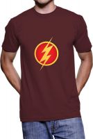 Fanideaz Printed Men's Round Neck Maroon T-Shirt