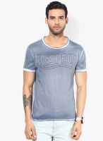 Forca By Lifestyle Grey Round Neck T-Shirt