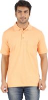 Furore Solid Men's Polo Neck Beige T-Shirt
