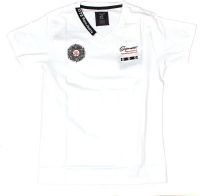 Getzen Solid Men's V-neck White T-Shirt