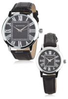 Giordano Quartz wrist watches Pair Giordano Grand (Black) - P6888 Black / Black Analog Watch