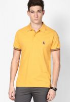 Giordano Yellow Solid Polo TShirt