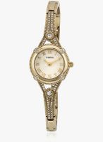 Guess Angelic W0135l2 Golden/White Analog Watch