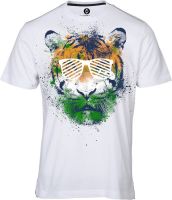 Huetrap Graphic Print Men's Round Neck White T-Shirt