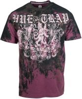 Huetrap Graphic Print Men's Round Neck Purple T-Shirt