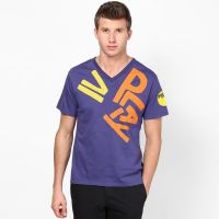 IVPL@Y Printed Men's V-neck Blue T-Shirt