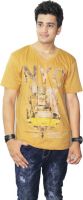 Ibnelite Printed Men's V-neck Multicolor T-Shirt
