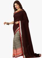 Inddus Elegante Printed Two Way Saree