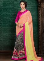 Inddus Multicoloured Printed Saree