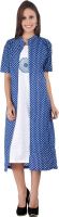 Ishya Casual Printed Women's Kurti(Dark Blue)