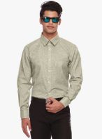 Jogur Grey Solid Regular Fit Formal Shirt