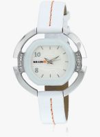 KILLER Klw159Slc-White/Silver Analog Watch