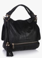 Lara Karen Black Big Size Hobo Handbag