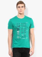 Lee Green Round Neck T-Shirt