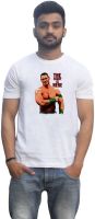Lovely Collection Graphic Print Men's Round Neck White T-Shirt