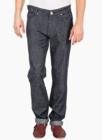 Mufti Grey Mid Rise Narrow Fit Jeans