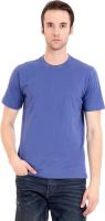 Palm Beach Printed Men's Round Neck Purple T-Shirt