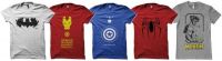 Rawpockets Graphic Print Men's Round Neck White, Red, Blue, Red, Grey T-Shirt(Pack of 5) Rawpockets Graphic Print Men's Round Neck White, Red, Blue, Red, Grey T-Shirt(Pack of 5)