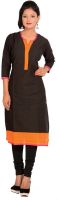 Sale Mantra Casual Printed Women's Kurti(Black)