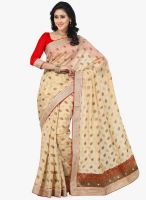 Saree Swarg Beige Sarees