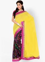 Saree Swarg Black Embroidered Saree