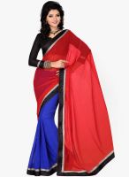 Saree Swarg Blue Embellished Saree