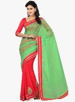 Saree Swarg Peach Sarees