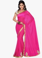 Saree Swarg Pink Embellished Saree