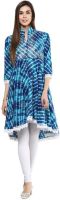 Seven East Casual Printed Women's Kurti(Blue)