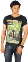 Shotshop Printed Men's V-neck Multicolor T-Shirt Shotshop Printed Men's V-neck Multicolor T-Shirt