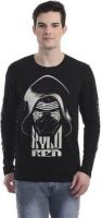 Star Wars Printed Men's Round Neck Black T-Shirt