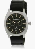 Super Dry Syg104b Black/Black Analog Watch
