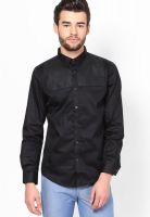 Turtle Solid Black Club Wear Shirt