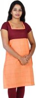 mReach Casual Solid Women's Kurti(Orange, Maroon)