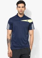 Adidas Response Trend Navy Blue Tennis Polo T-Shirt