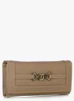 Alessia Beige Polyurethane (Pu) Wallet