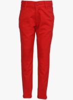Allen Solly Junior Red Trouser