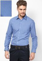 Arrow Blue Striped Slim Fit Formal Shirt