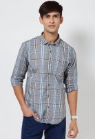 Basics Grey Casual Shirts