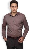 Blackberrys Men's Solid Casual Brown Shirt