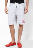 Camino Solid Light Grey Shorts