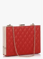 Cappuccino Red Clutch