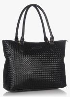 Caprese Becky Large Black Tote Bag