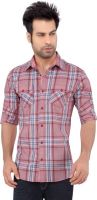 Cod Jeans Men's Checkered Casual Red Shirt Cod Jeans Men's Checkered Casual Red Shirt