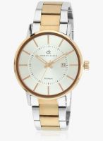 Daniel Klein Dk10638-5 Two Tone/Silver Analog Watch