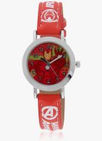 Disney Aw100020 Red/Multi Analog Watch