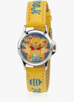 Disney Winnie The Pooh 3K0906U-Wp Yellow/Multi Analog Watch