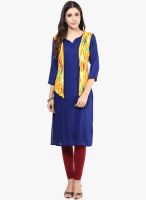 Divina Blue Printed Kurtis