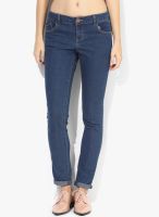 Dorothy Perkins Blue Low Rise Skinny Jeans