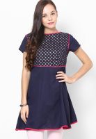 Entropy Cotton Blue Kurti